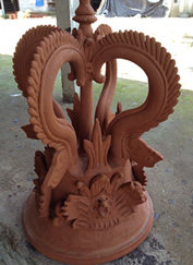Terracotta Crowns for Bali Thatch Roof
