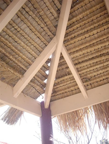 Poor quality local grade Bali thatch